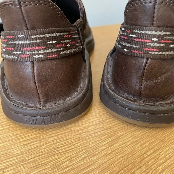 Brown Leather Chaco PedShed Slides - Picture 6 of 9